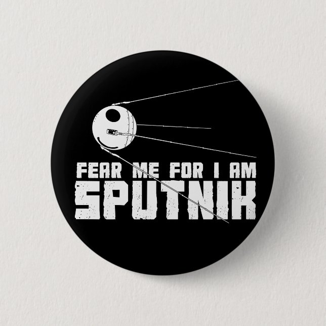 Frukta mig för I-förmiddagen Sputnik knäppas Knapp (Framsida)