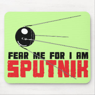 Frukta mig för I-förmiddagen Sputnik Mousepad Musmatta