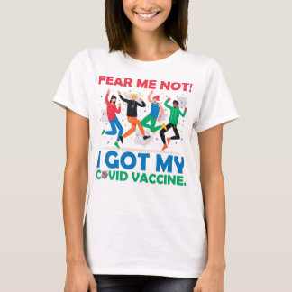 Frukta mig inte - och Gå med Party! Kvinnors T Shirt