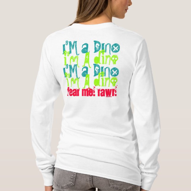 Frukta mig! Rawr! Tee Shirt (Baksida)