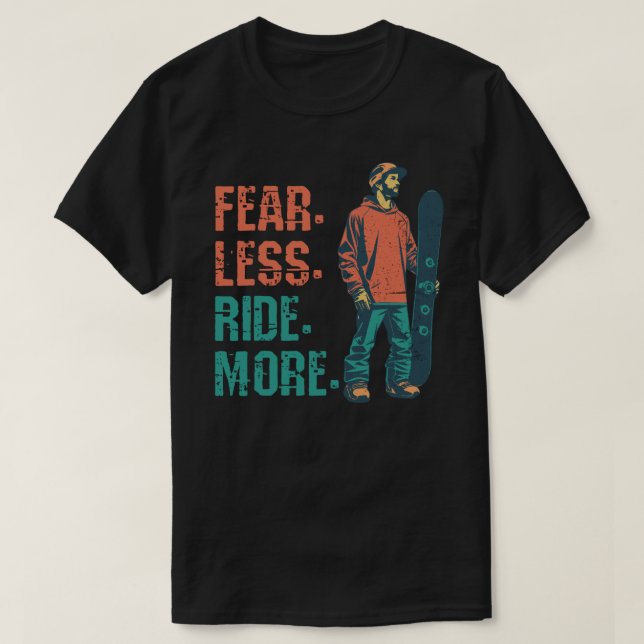 Frukta mindre Ride mer T Shirt (Design framsida)