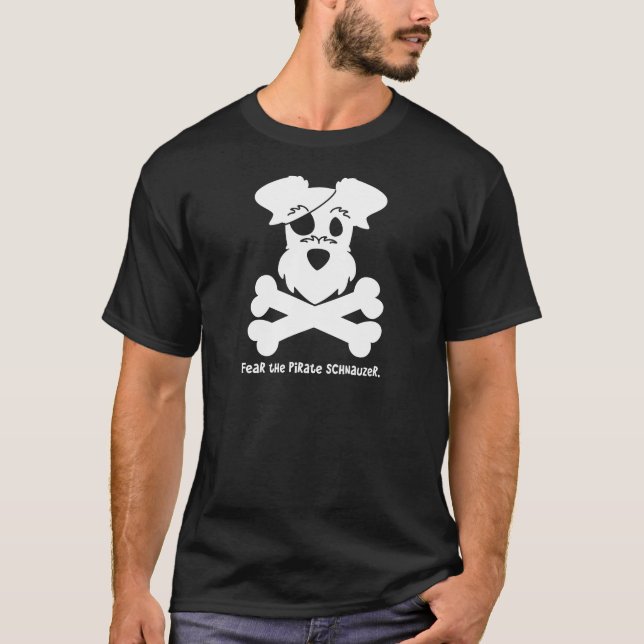 Frukta piratschnauzeren t-shirt (Framsida)