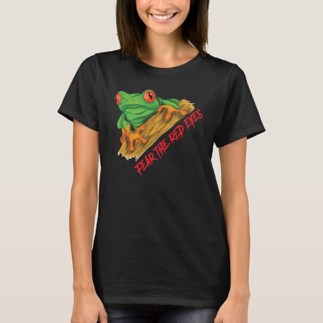 Frukta Red Ögon Red Eyed Träd Frog Agalychnis Ca T Shirt (Framsida)