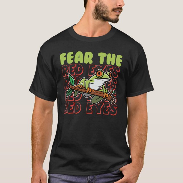 Frukta Red Ögon Red Eyed Träd Frog Agalychnis Ca T Shirt (Framsida)