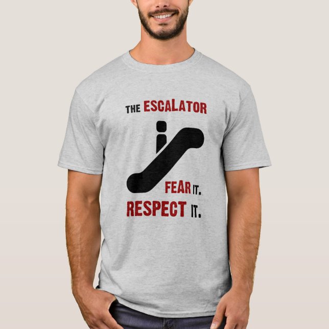 Frukta rulltrappan tee shirt (Framsida)