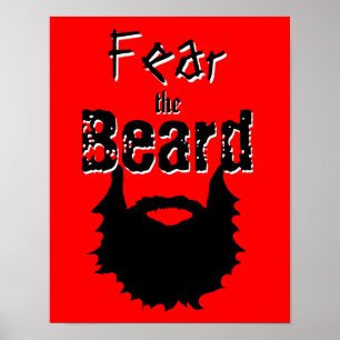 Frukta skäggaffischen poster