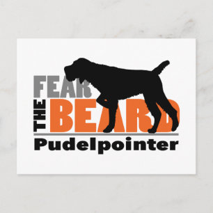 Frukta Skägget - Pudelpointer Vykort