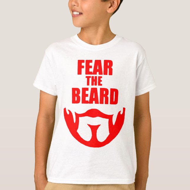 Frukta skägget tee shirt (Framsida)