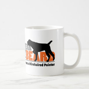Frukta skägget - tysk Wirehaired pekare Kaffemugg