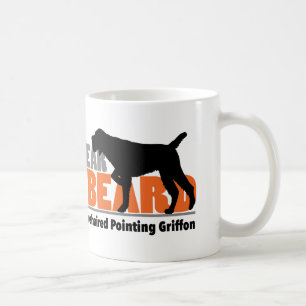 Frukta skägget - Wirehaired peka Griffon Kaffemugg