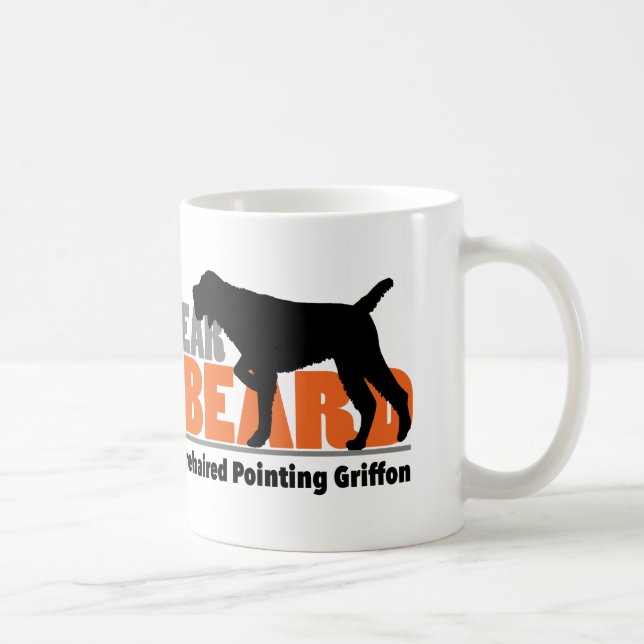 Frukta skägget - Wirehaired peka Griffon Kaffemugg (Höger)