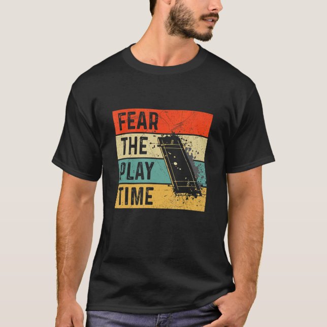 Frukta uppspelningstidsofferten för en kricketer t shirt (Framsida)