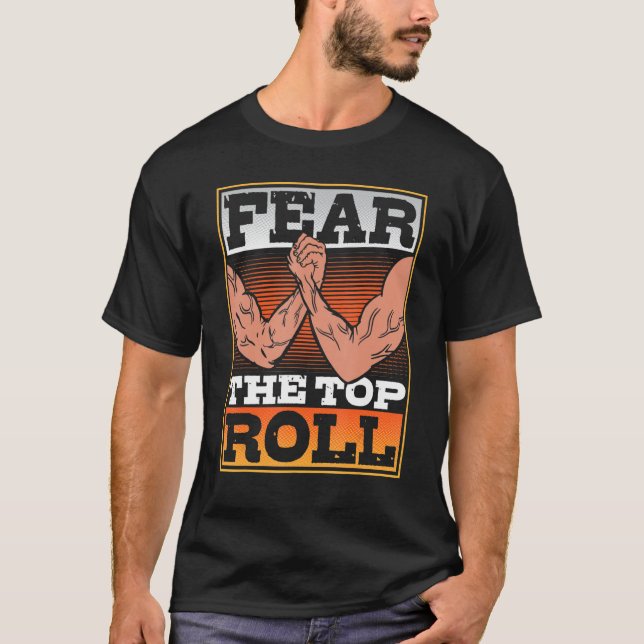 Frukta Wrestler, Arm, överst, T Shirt (Framsida)