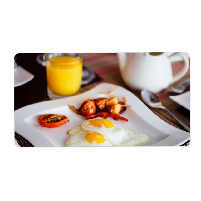 Fruktad äggfrukost fraktsedel (Framsidan)
