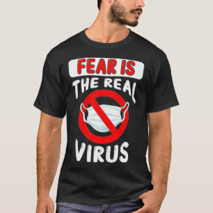 Fruktan är den verkliga antimasken för virus, inga t shirt