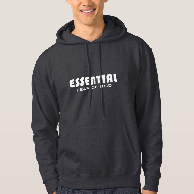 Fruktan för god essentiell hoodie (Framsida)