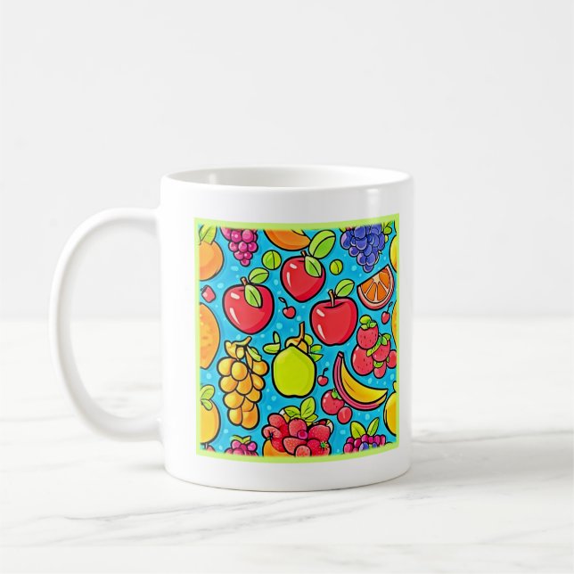 Fruktansfull Mönster-design Kaffemugg (Vänster)