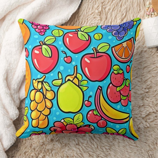 Fruktansfull Mönster-design Kudde (Filt)