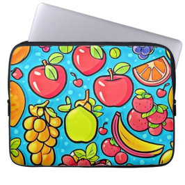 Fruktansfull Mönster-design Laptop Fodral