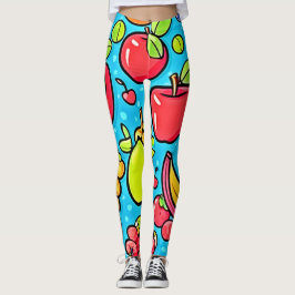 Fruktansfull Mönster-design Leggings