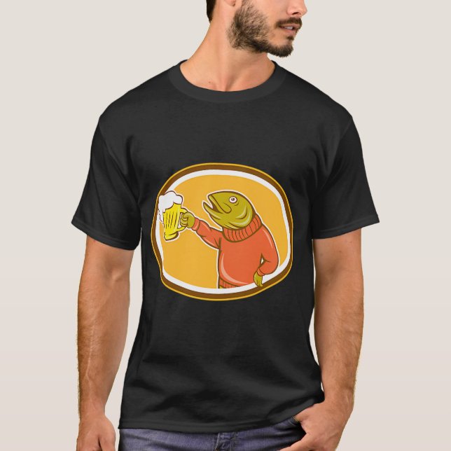 Fruktansvärd späckhuggare t shirt (Framsida)