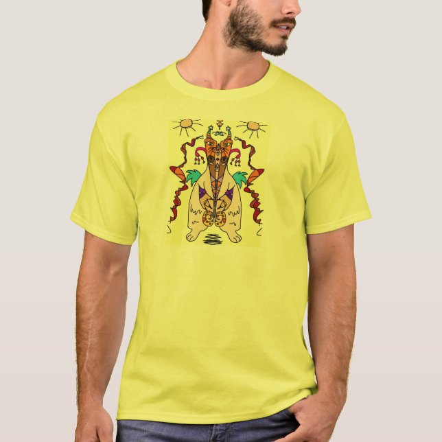 Fruktansvärd symmetriutslagsplats (färg) tee (Framsida)
