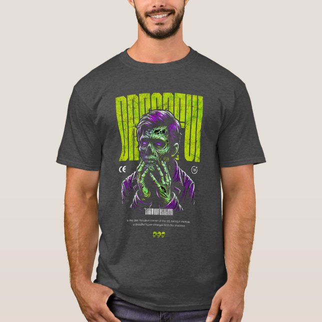 fruktansvärd t shirt (Framsida)