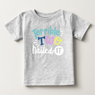 Fruktansvärd två t shirt