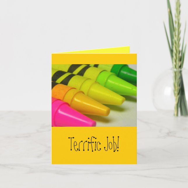 Fruktansvärdt jobb! kort (Framsida)