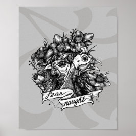 FRUKTANSVARIGT: Guineas Tattokonst med bakgrund Poster