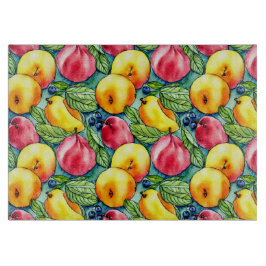 Fruktäppelpäron sommarvattenfärg mönster