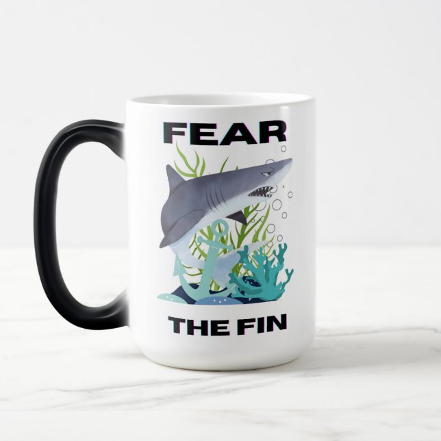 fruktar haj magisk mugg (Vänster)