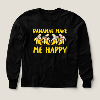 Fruktbananer gör mig Lycklig Banana T Shirt