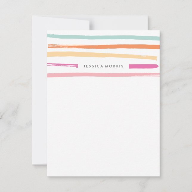 Fruktband Mapp - Tangerine Anteckningskort (Framsida)