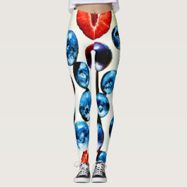 Fruktbar Vibrans Mönster Leggings