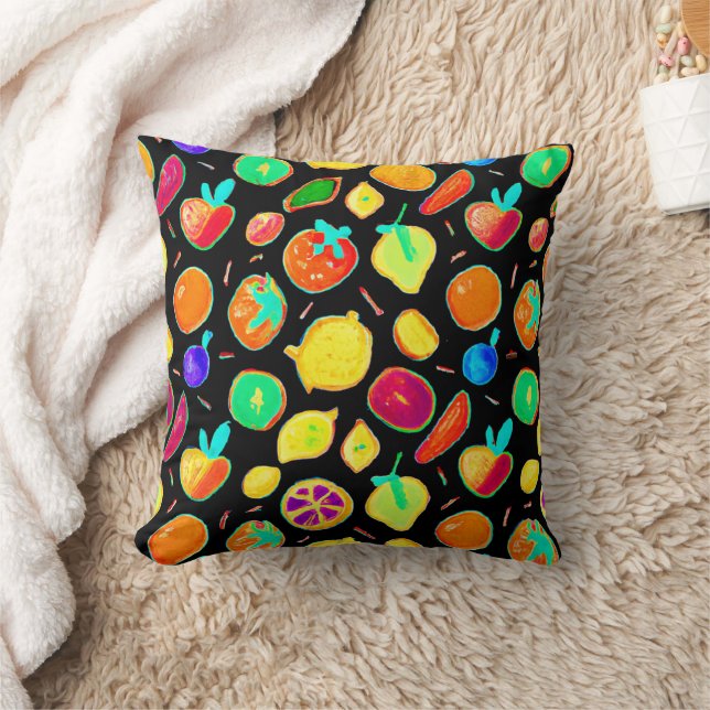 Fruktbara neonvisioner design kudde (Filt)