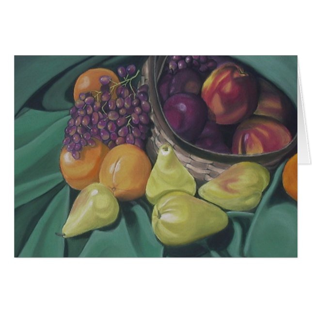 Fruktbasket Hälsningskort (Framsidan Horizontal)