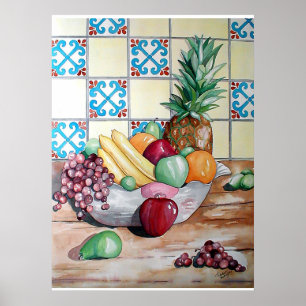 Fruktbunke Poster