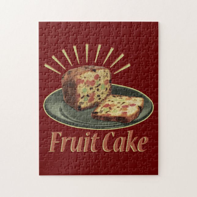 Fruktcaket Frukt Tårta Pussel (Vertikal)