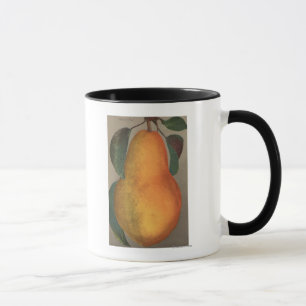 FruktChromo Lithograph av den Bartlett pearen Mugg