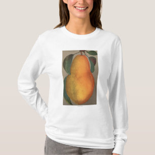 FruktChromo Lithograph av den Bartlett pearen Tee