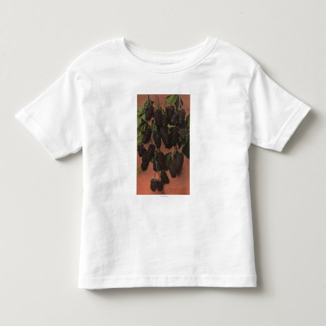 FruktChromo Lithograph av kolossalt Tee Shirt (Framsida)