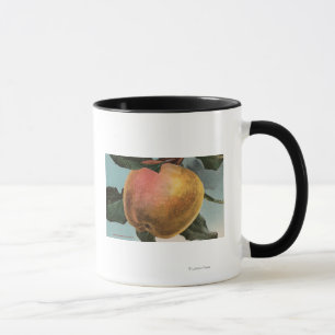 FruktChromo Lithograph av vitvintern Pearmain Mugg