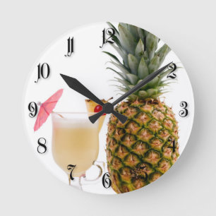 Fruktcocktail Rund Klocka