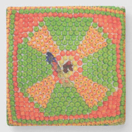 Fruktdesign Struktur från Israels torg Underlägg