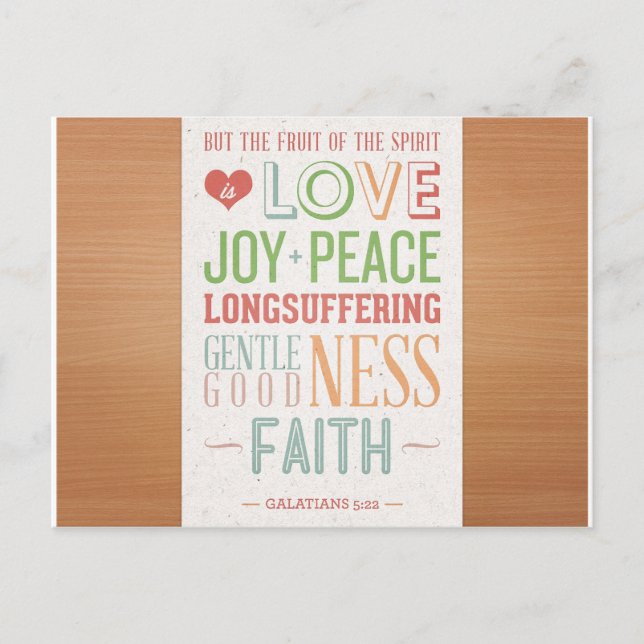 Frukten av anden vykort (Framsida)