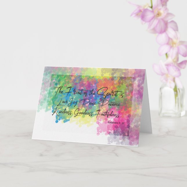 Frukten av spriten - Galatianer 5 Kort (Orkide)
