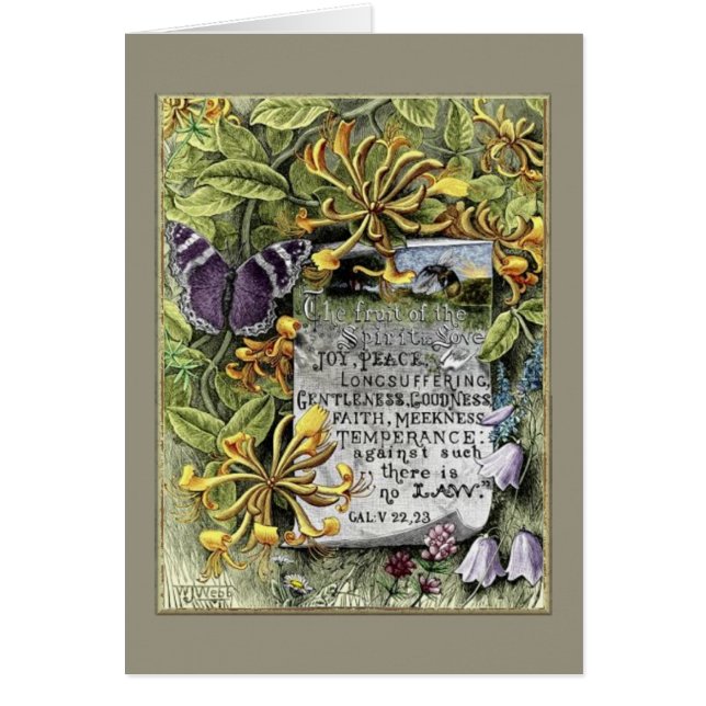 Frukten av spriten hälsningskort (Framsidan)