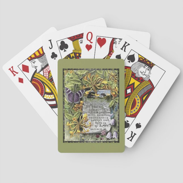 Frukten av spritkortet casinokort (Baksidan)