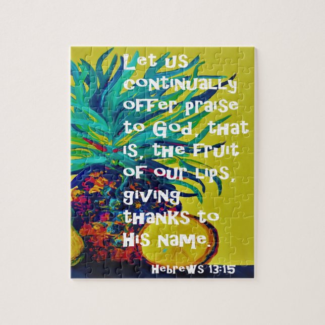 Frukten av vår läppar pussel (Vertikal)